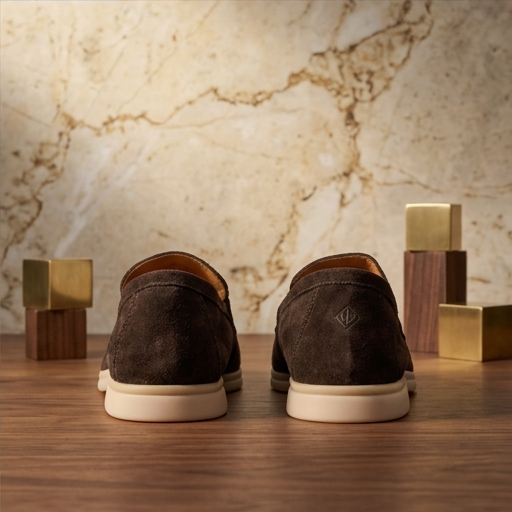 LORO PIANA SUMMER WALK LOAFER (DARK BROWN)