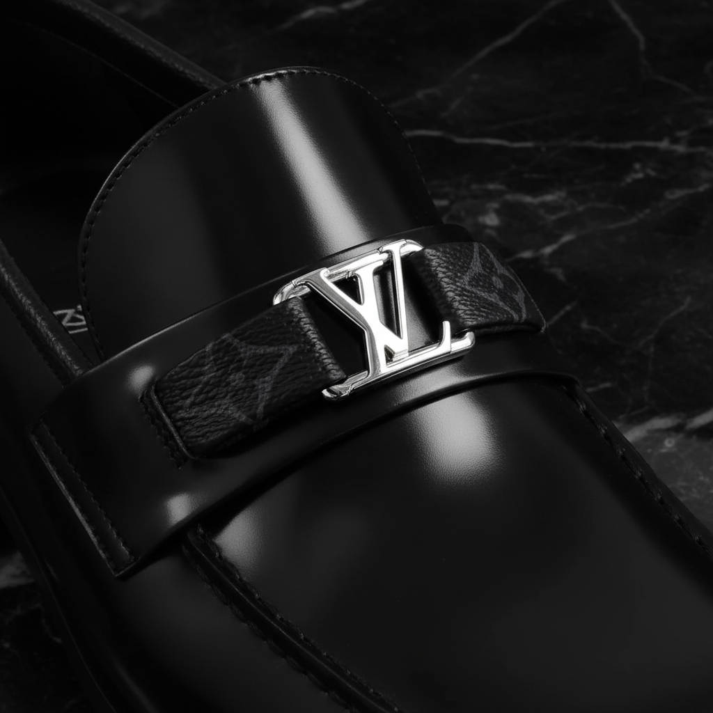 Black Major Loafer - Hardware Detail