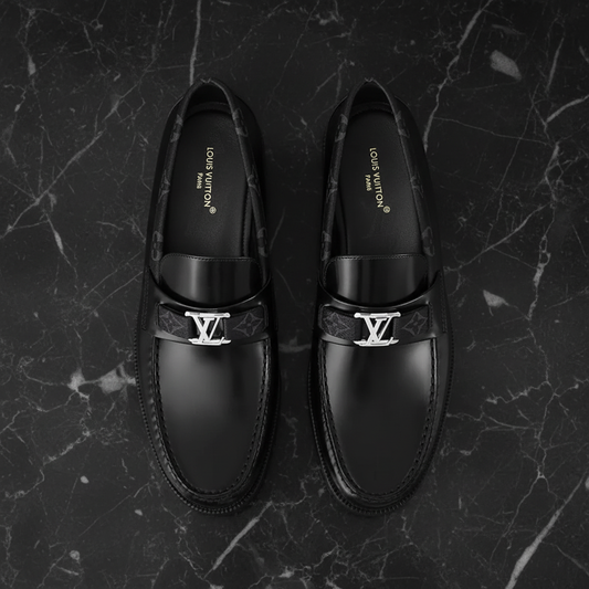 Black Major Loafer - Top Down