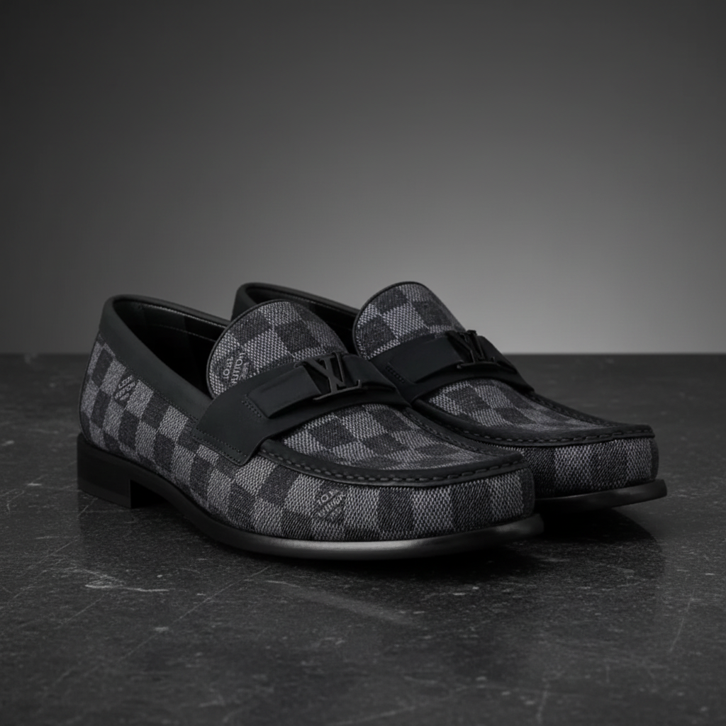 Damier Loafer - 3/4 Angle