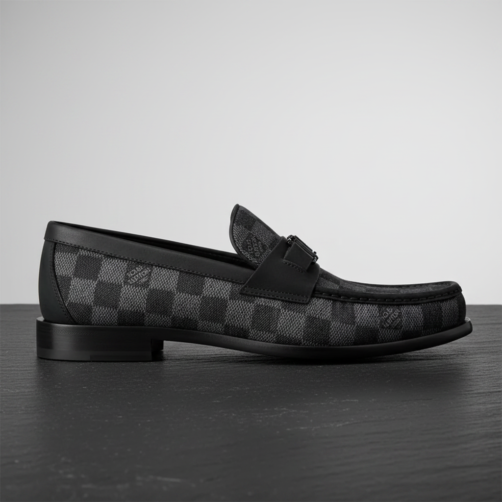 Damier Loafer - Side Profile
