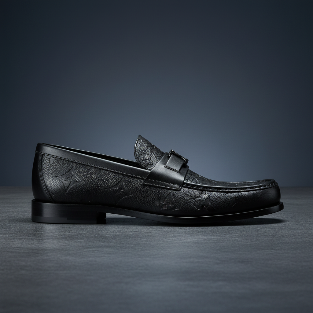 Side Profile — Black Monogram