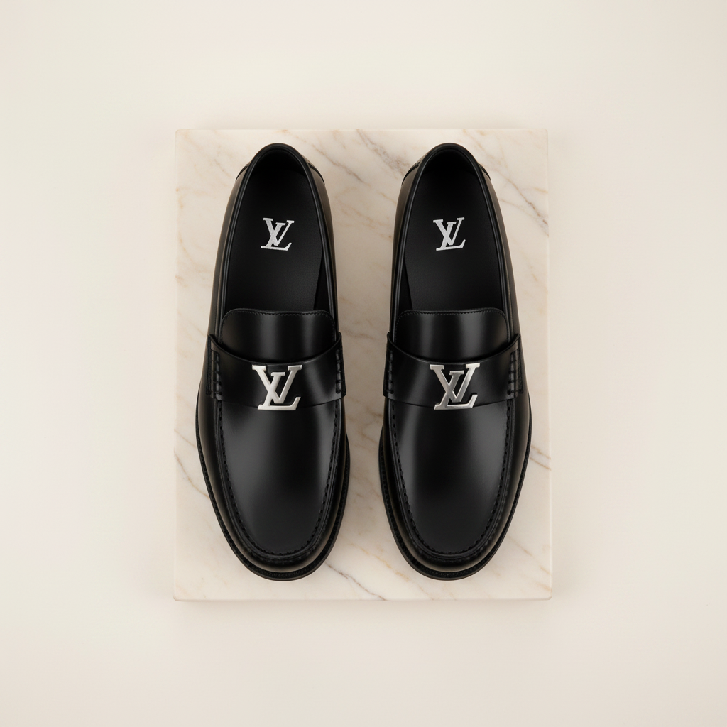 Top-Down Flat Lay — High Contrast